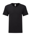 T-shirt Heren V Hals Iconic FOTL 61-442-0 Black
